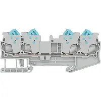 Siemens 8WH30040AE01 Durchgangsklemme mit Schnellanschluss, 4 Anschlussstellen - 50 Stück