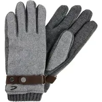 Camel active Strickhandschuhe mit Fleecefutter in Dunkelgrau | Gr.: XXL