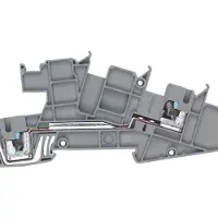 Siemens 8WH6001-4QF00 Installationsklemme L 2,5 mm2, 5,2mm Breite grau 8WH60014QF00 - 50 Stück