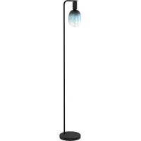 Eglo Schwarze Stehlampe Cranley 1 1x E27