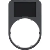 Schneider Electric Schildträger 30x50mm, Schild schwarz ZBYF6101