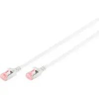 Digitus CAT 6 U/FTP Slim Patchkabel, 10 m, Cat6, U/FTP (STP), RJ-45, RJ-45, Grau