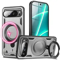 Nalia Cover "Stormguard" - MagSafe Panzer Schutz Hülle mit 360° Ring - Military Outdoor Case