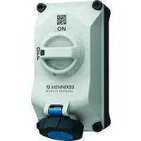 MENNEKES 5602306G Wandsteckdose DUO 16A3P6h 230V IP69
