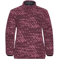 Jack Wolfskin Fleecejacke Big Sky A65449 Dunkelrot Relaxed Fit