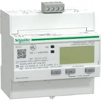 Schneider Electric iEM3165, Elektronisch, Industriell, Reactive power, Spannung, Weiß, A, kWh, w, Screw terminals