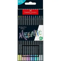 Faber-Castell - Colour pencils Black Edition - Metallic (116415)