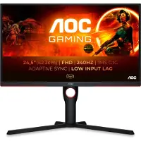 AOC G3 25G3Z/69, 62,2 cm (24.5"), 1920 x 1080 Pixel, 1 ms, Schwarz, Rot