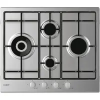 Candy Idea CHW6D4WX, Edelstahl, Integriert, 60 cm, Gaskochfeld, Edelstahl, 4 Zone(n)