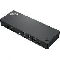 Lenovo ThinkPad Thunderbolt 4 WorkStation, Kabelgebunden, Thunderbolt 4, 230 W, 10,100,1000 Mbit/s, Schwarz, Rot, 40 Gbit/s