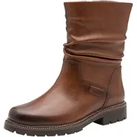 Tamaris Damen Stiefelette mit weichem Fußbett und Reißverschluss 1-25484-45, Größe:38 EU, Farbe:Braun
