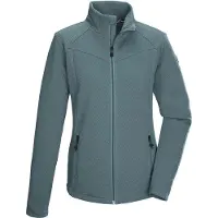 Killtec Strickjacke "KOW 2 WMN FLX JCKT" Damen Powerstretchjacke mit 2-Wege-Stretch und Kinnschutz.