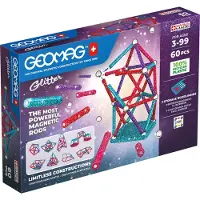 Geomag Baukasten 60 Teile, Glitzer