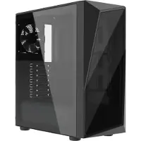 Cooler Master CMP 520L, Midi Tower, PC, Schwarz, ATX, micro ATX, Mini-ITX, Kunststoff, Stahl, Gehärtetes Glas, 16,1 cm