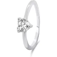Brilio Silver - Romantic womenÂ's silver ring RI042W - Circuit: 52 mm
