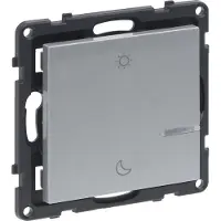 Legrand 765737 Seano with Netatmo Szenentaster 2-Fach Farbe: Aluminium