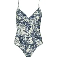Barts Badeanzug Tuala Shaping One Piece Damen Off-White / Blue-Größe 42