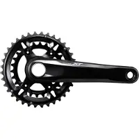 Shimano Deore XT FC-M8100-2 Kurbelsatz 36-26 Zähne 2x12 schwarz 180mm 2021 Kurbelgarnituren