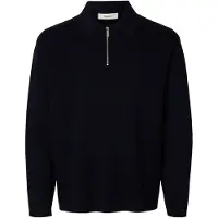 Selected Teller Relaxed Fit Halbzippullover