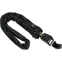 Hiplok Homie, Kettenschloss, Schwarz, Stahl, Gehärteter Stahl, 1,2 cm, Schlüssel