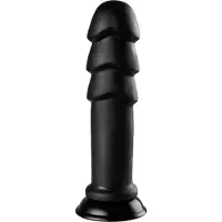 BUTTR Madbull Muzzl - Saugnapf-Dildo (schwarz)