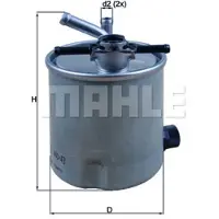 MAHLE ORIGINAL Kraftstofffilter KL 440/43