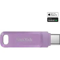 SanDisk Ultra Dual Drive Go, 1 TB, USB Typ-C, 3.2 Gen 1 (3.1 Gen 1), 400 MB/s, Drehring, Lavendel