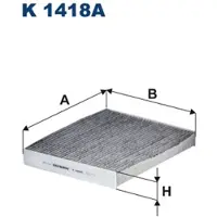 FILTRON Innenraumluftfilter mit Aktivkohle K 1418A