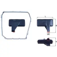 MAHLE ORIGINAL Hydraulikfilter, Automatikgetriebe HX 185D