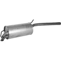 4MAX Endschalldämpfer VW 0219-01-30266P 2K0253609B Endtopf,Auspuff Endtopf,Nachschalldämpfer,ESD