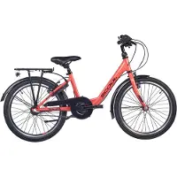 Coolmobility 20 Zoll Kinderfahrrad, 3-Gang, Mädchenfahrrad, S’COOL chiX, ab 6–9 Jahre, 115–130 cm, Rot