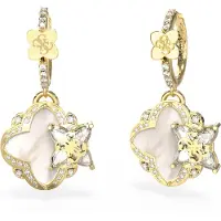 GUESS Wild Flower Gold and Pearl Earrings JUBE05583JWYGT-U