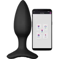 Lovense Hush 2 S - App-gesteuerter Analvibrator (38 mm, schwarz)