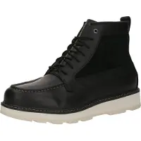 Timberland für Herren. TB0A6CE2W021 Britton Mills wasserdichte Stiefel schwarz (40), Leder, Wohnung, Schnürsenkel, Lässig, Draußen