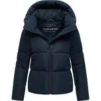 NAVAHOO Steppjacke "Frostherz XIV" mit Kapuze Kurze gesteppte Damen Winterjacke mit abnehmbarer Kapuze