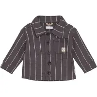 Noppies Strickjacke Seeley in Stripe Pattern Dark Grey | Gr.: 86