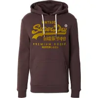 Superdry für Herren. M2014024A Entspanntes Sweatshirt in Tonal Braun (S), Lässig, Baumwolle
