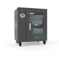 GOOD CONNECTIONS PCT01-A20S - Tablet-Ladewagen für bis zu 20 Geräte, UV-C Desinfektion, Smart Control, schwarz