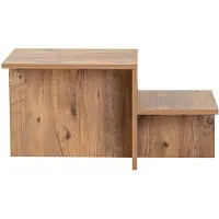 Skye Decor , Harmony - Atlantic Pine, Couchtische, Atlantische Kiefer, 80 x 40 x 40 cm