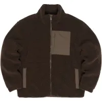Mazine Padded Sherpa Jacket - Leichte Jacke, Größe:XL, Farbe:chocolate/grey brown