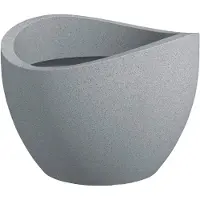 Scheurich Pflanzgefäß 'Wave Globe,' stony grey, ca. Ø 60 x H 44,7 cm