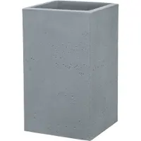 Scheurich Pflanzgefäß 'C-Cube High', Stony Grey, ca. 28 x 28 x H 48 cm