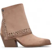 Xti für Damen. 14446403-BEIGE Stiefelette 144464 beige (40), 5 bis 8 cm, Reißverschluss, Lässig