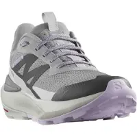 Salomon Wanderschuhe Elixir Activ Damen Sharkskin Glacier Gray Orchid Petal-Schuhgröße 38