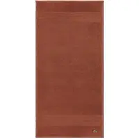 Lacoste Frottier Handtücher Lecroco Gästetuch 40x60 cm | terre-battue - orange