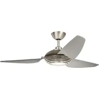 Kichler Voya leiser Deckenventilator mit LED Licht Ø152cm DC-Motor + Fernbedienung