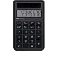 MAUL Taschenrechner ECO 250, umweltfreundlich, Reiner Solar Rechner, Blauer Engel/uz116, 8 Stellen