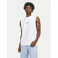 Jack & jones Tank-Top Vesterbro 12250430 Weiß Oversize