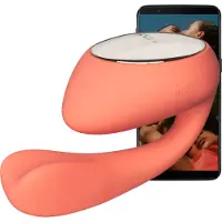 LELO Ida Wave - App-gesteuerter Vibrations- und Rotationsvibrator (Koralle)