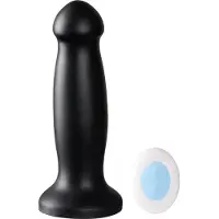 Hismith Premium Dildo Vibrating inklusive Fernbedienung 18 CM KlicLok Schwarz